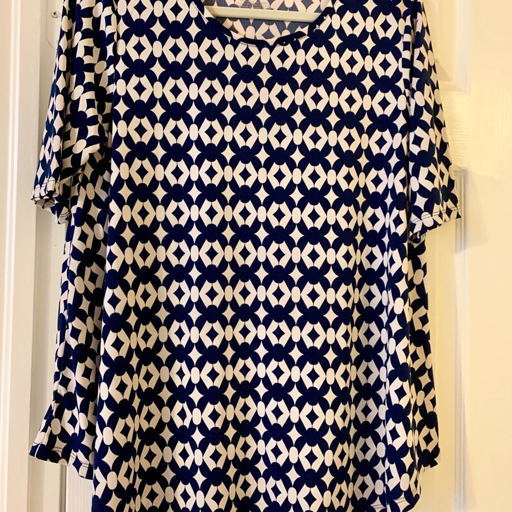 Beautiful, Chico’s Geometric Print Top